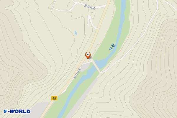 옥계리 금황사 위치 지도 — 경상북도 영덕군 달산면 옥산리 686-6