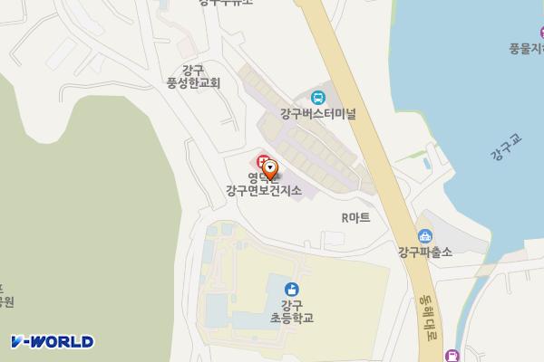 오일시장 내 위치 지도 — 경상북도 영덕군 강구면 강구시장길 13-1