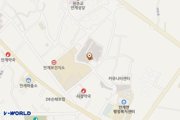 안계 공영주차장 위치 지도 — 경상북도 의성군 안계면 용기리 466-2