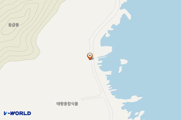 사진1리~대진3리사이 화장실 위치 지도 — 경상북도 영덕군 영해면 사진리 산130-1