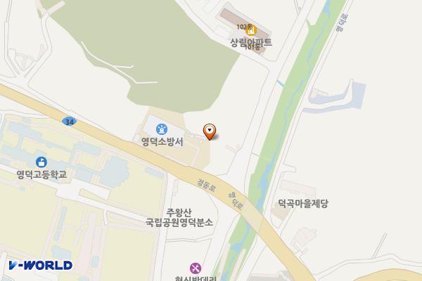 덕곡리 경북광유 주유소 위치 지도 — 경상북도 영덕군 영덕읍 영덕로 247