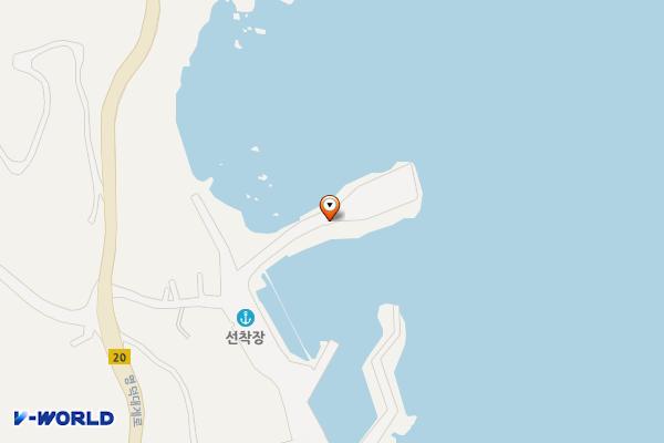 경정3리 마을입구 위치 지도 — 경상북도 영덕군 축산면 경정리 642-5