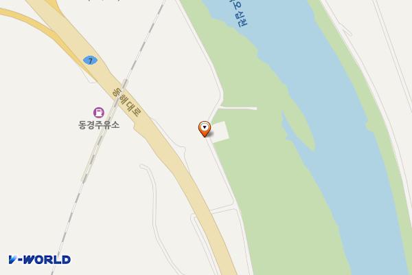 오십천 생태공원 위치 지도 — 경상북도 영덕군 강구면 소월리 산 1-7