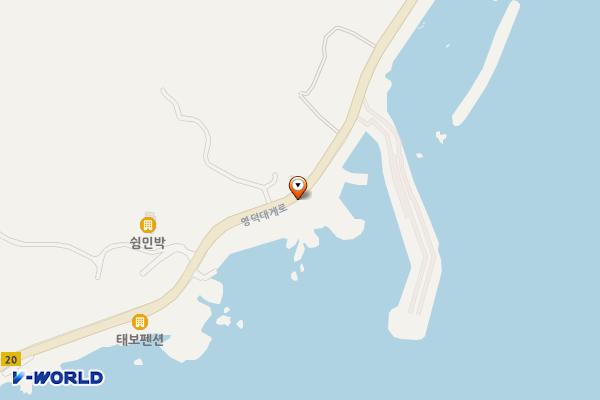 대부리 방파제 옆 위치 지도 — 경상북도 영덕군 영덕읍 대부리560-1