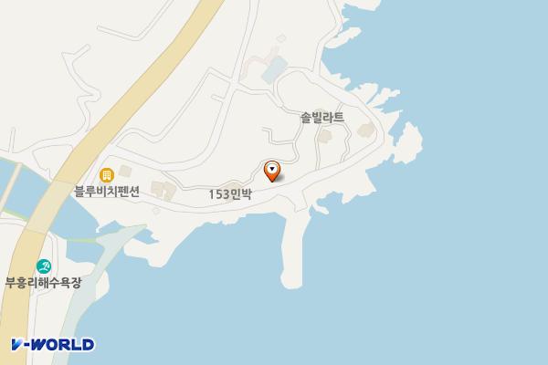 부흥해안가(벽화마을) 위치 지도 — 경상북도 영덕군 남정면 부흥리 486