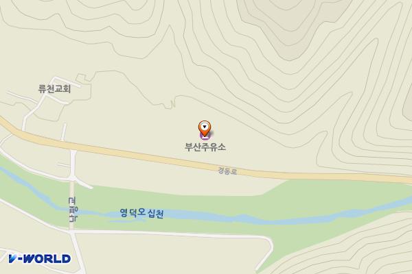 부산주유소 화장실 위치 지도 — 경상북도 영덕군 지품면 경동로 6715