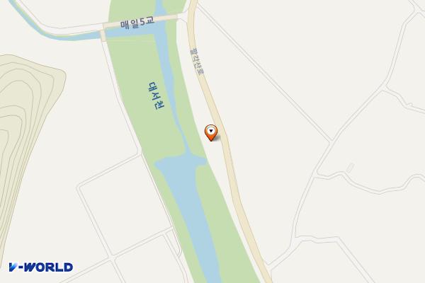 흥기1리 무지개숲 앞 위치 지도 — 경상북도 영덕군 달산면 흥기리 350-2