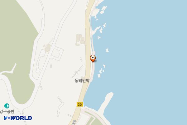 블루로드 위치 지도 — 경상북도 영덕군 강구면 영덕대게로 170