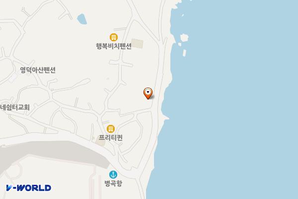 병곡2리 방파제 옆 위치 지도 — 경상북도 영덕군 병곡면 병곡1길 66