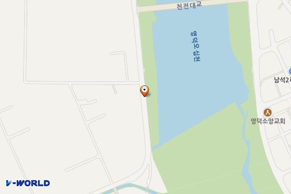 천전리 제방 옆 위치 지도 — 경상북도 영덕군 영덕읍 남석리 319-4