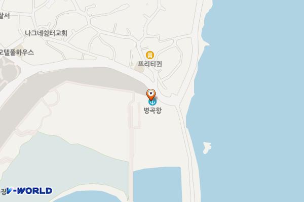 병곡2리 어촌계공동작업장 옆 위치 지도 — 경상북도 영덕군 병곡면 병곡1길 83