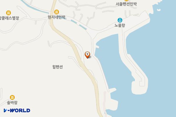 노물리 블루로드길 위치 지도 — 경상북도 영덕군 영덕읍 노물리 197-2