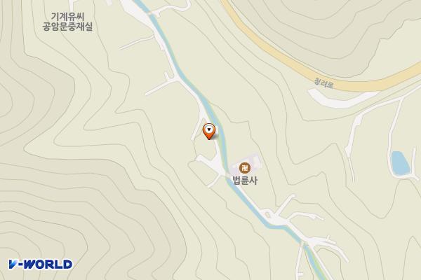 공암 경로당 앞 위치 지도 — 경상북도 청도군 운문면 공암리750