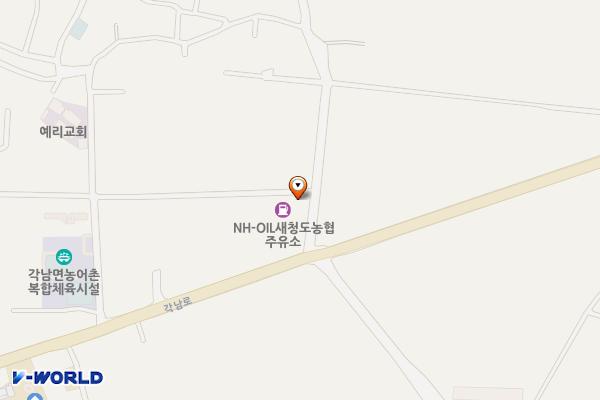새청도농협 각남주유소 위치 지도 — 경상북도 청도군 각남면 예리리86-3