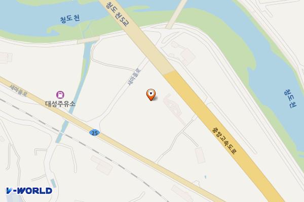 청도군장애인복지관 위치 지도 — 경상북도 청도군 청도읍 월곡리480