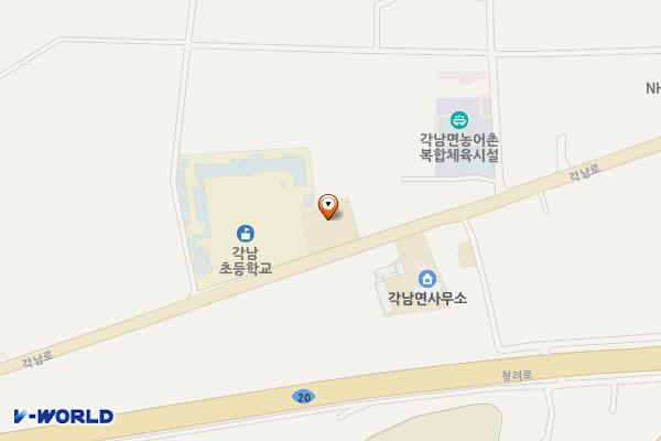 각남치안센터 위치 지도 — 경상북도 청도군 각남면 예리리507-2
