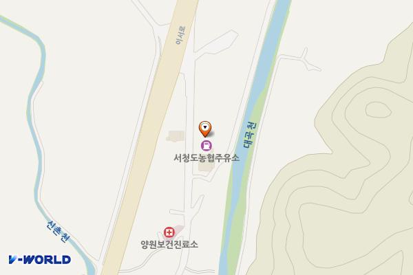 서청도농협 양원주유소 위치 지도 — 경상북도 청도군 이서면 양원리227-1