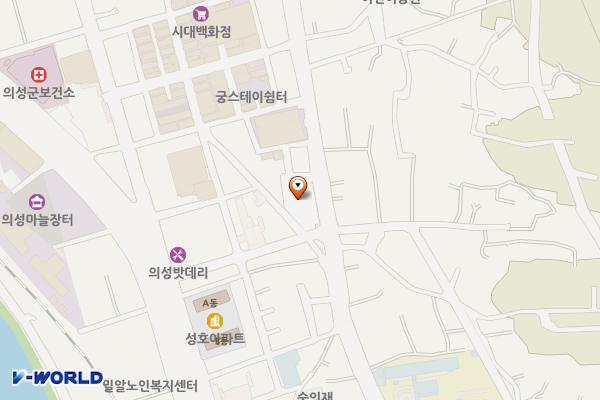 전통시장 공영주차장 위치 지도 — 경상북도 의성군 의성읍 도동리 665-3