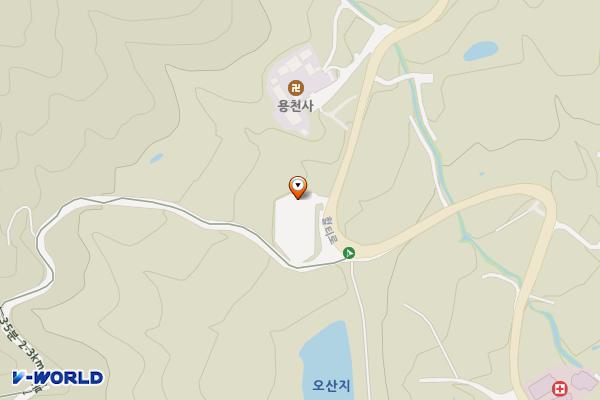 자연휴양림 입구 위치 지도 — 경상북도 청도군 각북면 오산리1094-2