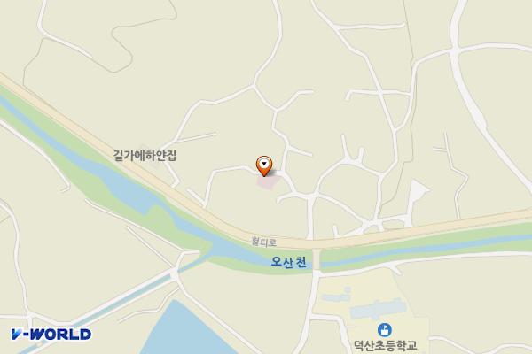 덕촌보건진료소 위치 지도 — 경상북도 청도군 각북면 덕촌리649