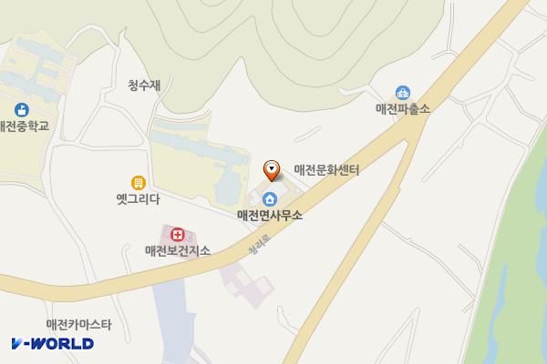 매전면사무소 위치 지도 — 경상북도 청도군 매전면 동산리233-1