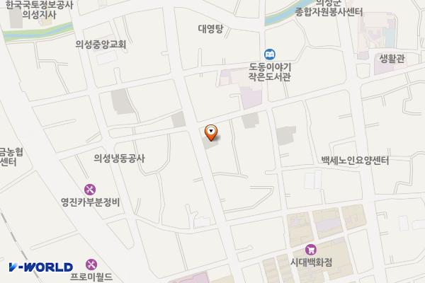 중앙길주차장 위치 지도 — 경상북도 의성군 의성읍 도동리 918-1