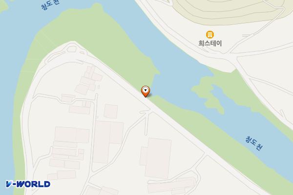 소라보체육공원 위치 지도 — 경상북도 청도군 화양읍 합천리5-4