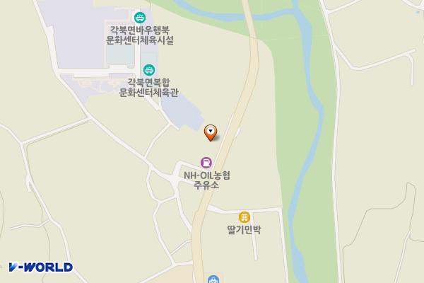 서청도농협 각북지점주유소 위치 지도 — 경상북도 청도군 각북면 남산리296
