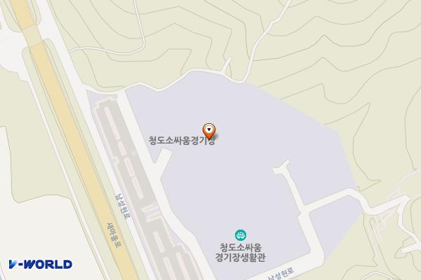 소싸움경기장 위치 지도 — 경상북도 청도군 화양읍 삼신리693-2