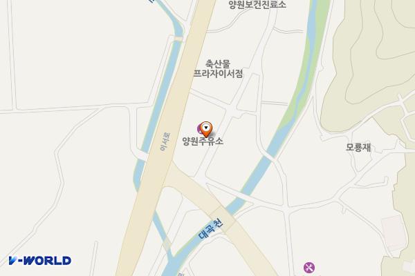 양원주유소 위치 지도 — 경상북도 청도군 이서면 양원리285-1