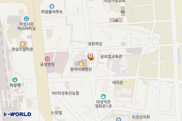 후죽4길 노상주차장 위치 지도 — 경상북도 의성군 의성읍 후죽리 490-5