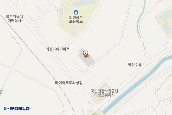 의성북부길 공영주차장 위치 지도 — 경상북도 의성군 의성읍 후죽리 372-1