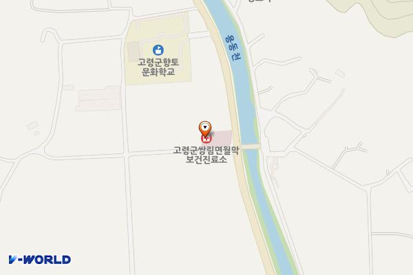 월막 보건진료소 위치 지도 — 경상북도 고령군 쌍림면 미숭로 209, 월막리보건소
