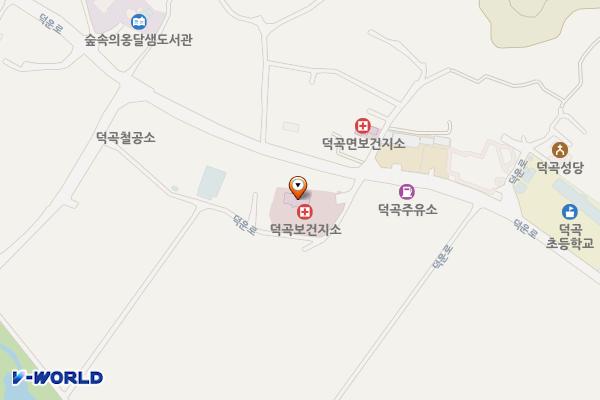 덕곡보건지소 위치 지도 — 경상북도 고령군 덕곡면 덕운로 575-1