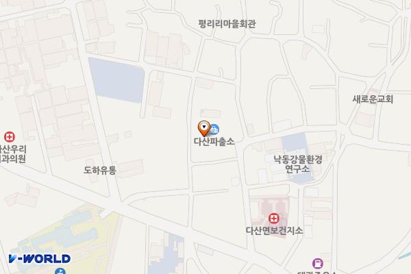 구.다산면사무소 위치 지도 — 경상북도 고령군 다산면 평리1길 15