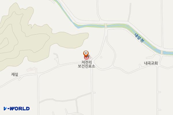 저전 보건진료소 위치 지도 — 경상북도 고령군 대가야읍 저전1길 34, 저전리 보건 진료소