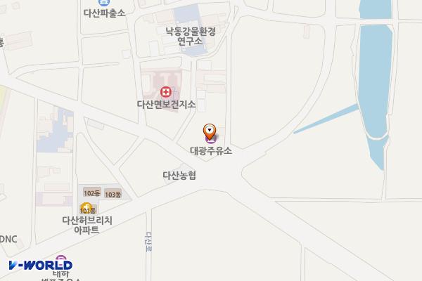 대광주유소 위치 지도 — 경상북도 고령군 다산면 다산로 717