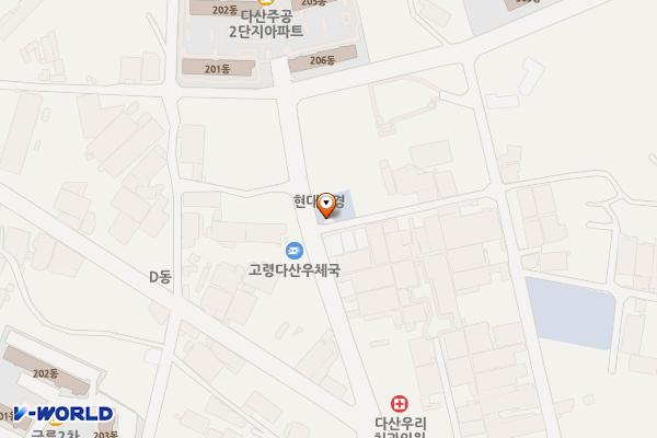다산 버스정류장 위치 지도 — 경상북도 고령군 다산면 상곡길 76