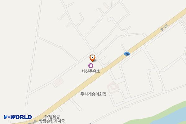 세진주유소 위치 지도 — 경상북도 고령군 쌍림면 영서로 3343