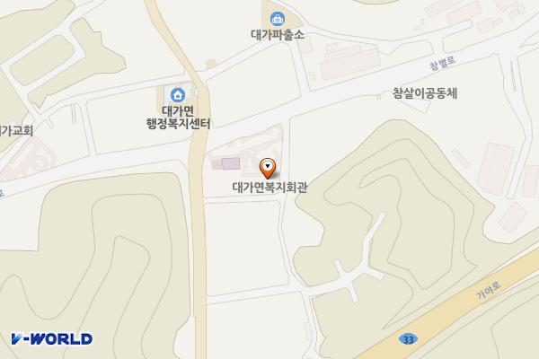 대가면복지회관 위치 지도 — 경상북도 성주군 대가면 참별로 2260