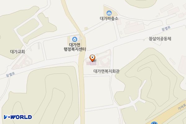 대가보건지소 위치 지도 — 경상북도 성주군 대가면 참별로 2258