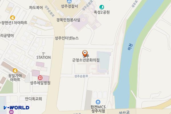 성주군청소년문화의집 화장실 위치 지도 — 경상북도 성주군 성주읍 성주순환로 271-9
