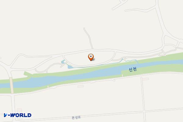 용암파크골프장 화장실 위치 지도 — 경상북도 용암면 상언리 576-1