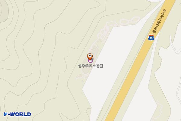 성주(창원)주유소 위치 지도 — 경상북도 성주군 초전면 중부내륙고속도로 97