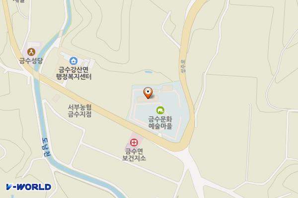 성주생활문화센터 위치 지도 — 경상북도 성주군 금수면 성주로 1903
