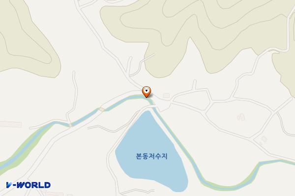 수죽리 우남지 위치 지도 — 경상북도 성주군 월항면 수죽리 278