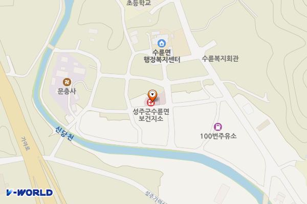 수륜보건지소 위치 지도 — 경상북도 성주군 수륜면 신파1길 9-4