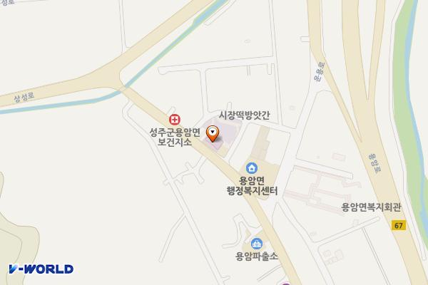 용암보건지소 위치 지도 — 경상북도 성주군 용암면 상성로 14
