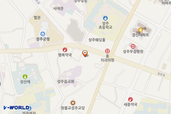 성주우체국 영업과(1층) 위치 지도 — 경상북도 성주군 성주읍 성주로 3210