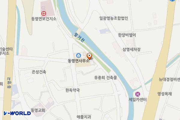 동명 면사무소 화장실 위치 지도 — 경상북도 칠곡군 동명면 금암중앙길 56, 동명면사무소